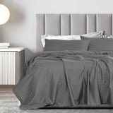 Royal Comfort 1200TC Damask Cotton Blend Sheet Pillowcase Set Silky Luxe