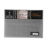 Royal Comfort 1200TC Damask Cotton Blend Sheet Pillowcase Set Silky Luxe
