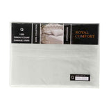 Royal Comfort 1200TC Damask Cotton Blend Sheet Pillowcase Set Silky Luxe