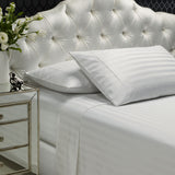 Royal Comfort 1200TC Damask Cotton Blend Sheet Pillowcase Set Silky Luxe