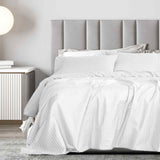 Royal Comfort 1200TC Damask Cotton Blend Sheet Pillowcase Set Silky Luxe