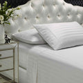 Royal Comfort 1200TC Damask Cotton Blend Sheet Pillowcase Set Silky Luxe