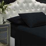 Royal Comfort 1200TC Damask Cotton Blend Sheet Pillowcase Set Silky Luxe