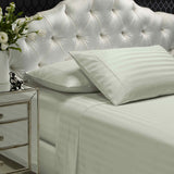 Royal Comfort 1200TC Damask Cotton Blend Sheet Pillowcase Set Silky Luxe