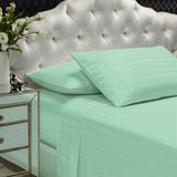 Royal Comfort 1200TC Damask Cotton Blend Sheet Pillowcase Set Silky Luxe