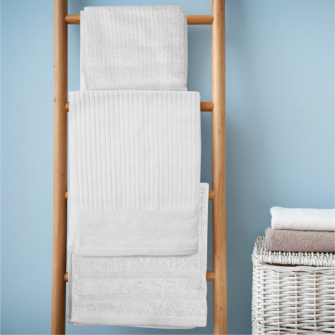 Royal Comfort Eden 600GSM 100% Cotton Luxury Bath Towel Set 8 Piece