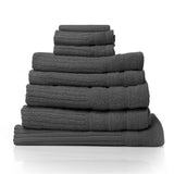 Royal Comfort Eden 600GSM 100% Cotton Luxury Bath Towel Set 8 Piece