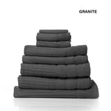 Royal Comfort Eden 600GSM 100% Cotton Luxury Bath Towel Set 8 Piece