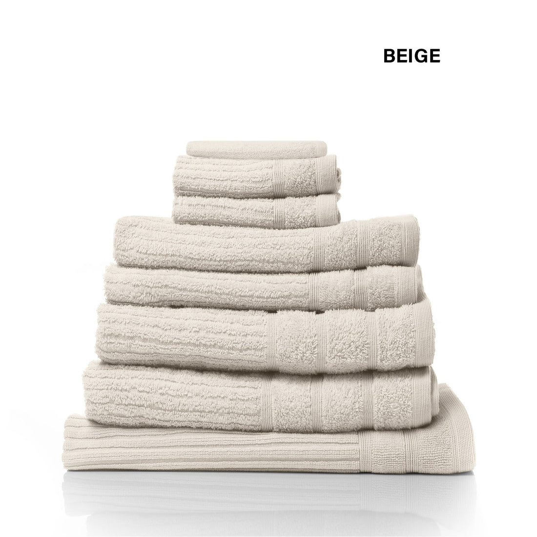 Royal Comfort Eden 600GSM 100% Cotton Luxury Bath Towel Set 8 Piece