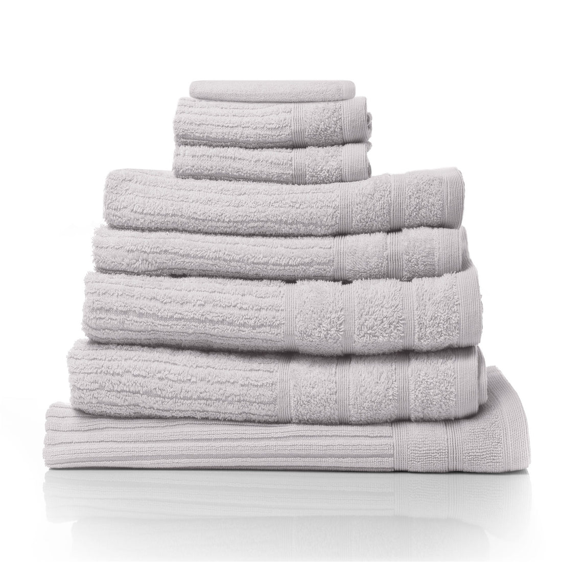 Royal Comfort Eden 600GSM 100% Cotton Luxury Bath Towel Set 8 Piece