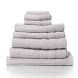 Royal Comfort Eden 600GSM 100% Cotton Luxury Bath Towel Set 8 Piece