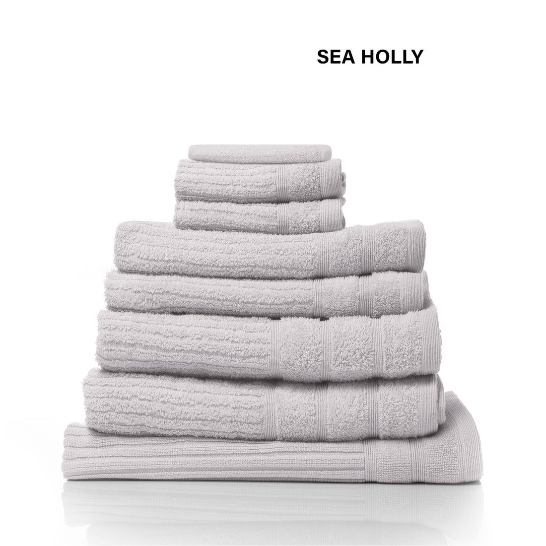 Royal Comfort Eden 600GSM 100% Cotton Luxury Bath Towel Set 8 Piece