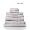 Royal Comfort Eden 600GSM 100% Cotton Luxury Bath Towel Set 8 Piece