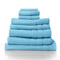 Royal Comfort Eden 600GSM 100% Cotton Luxury Bath Towel Set 8 Piece
