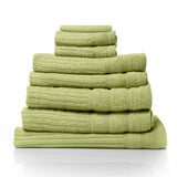 Royal Comfort Eden 600GSM 100% Cotton Luxury Bath Towel Set 8 Piece
