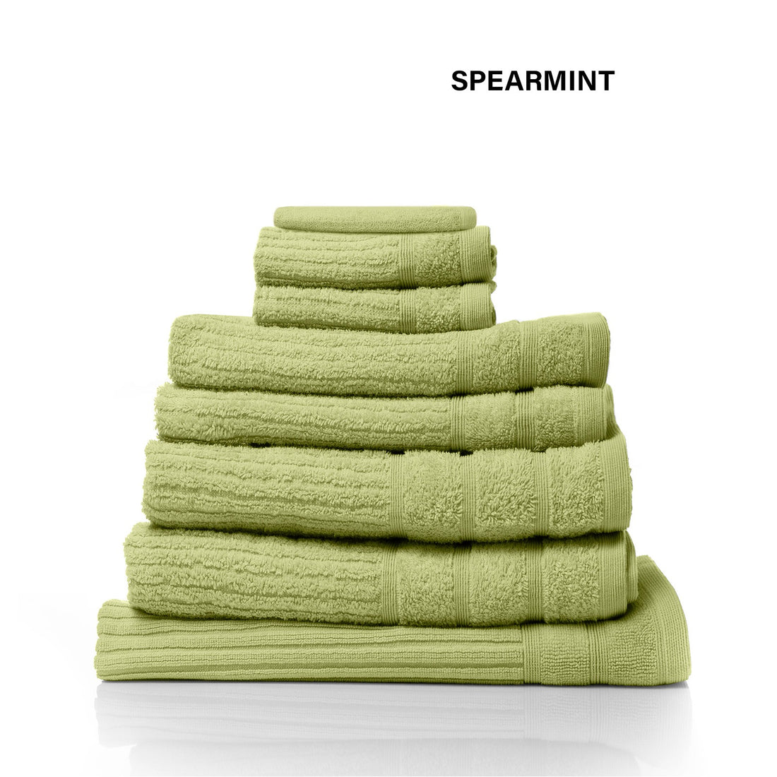 Royal Comfort Eden 600GSM 100% Cotton Luxury Bath Towel Set 8 Piece