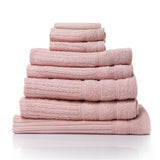 Royal Comfort Eden 600GSM 100% Cotton Luxury Bath Towel Set 8 Piece