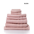 Royal Comfort Eden 600GSM 100% Cotton Luxury Bath Towel Set 8 Piece