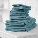 Royal Comfort Eden 600GSM 100% Cotton Luxury Bath Towel Set 8 Piece