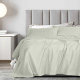 Royal Comfort 1200TC Damask Cotton Blend Sheet Pillowcase Set Silky Luxe