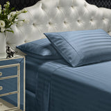 Royal Comfort 1200TC Damask Cotton Blend Sheet Pillowcase Set Silky Luxe