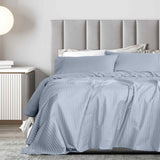 Royal Comfort 1200TC Damask Cotton Blend Sheet Pillowcase Set Silky Luxe
