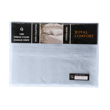 Royal Comfort 1200TC Damask Cotton Blend Sheet Pillowcase Set Silky Luxe