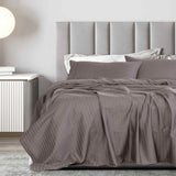 Royal Comfort 1200TC Damask Cotton Blend Sheet Pillowcase Set Silky Luxe