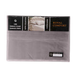 Royal Comfort 1200TC Damask Cotton Blend Sheet Pillowcase Set Silky Luxe