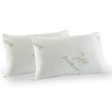 Royal Comfort Bamboo Covered Memory Foam Pillow 56x36cm Twin Pack