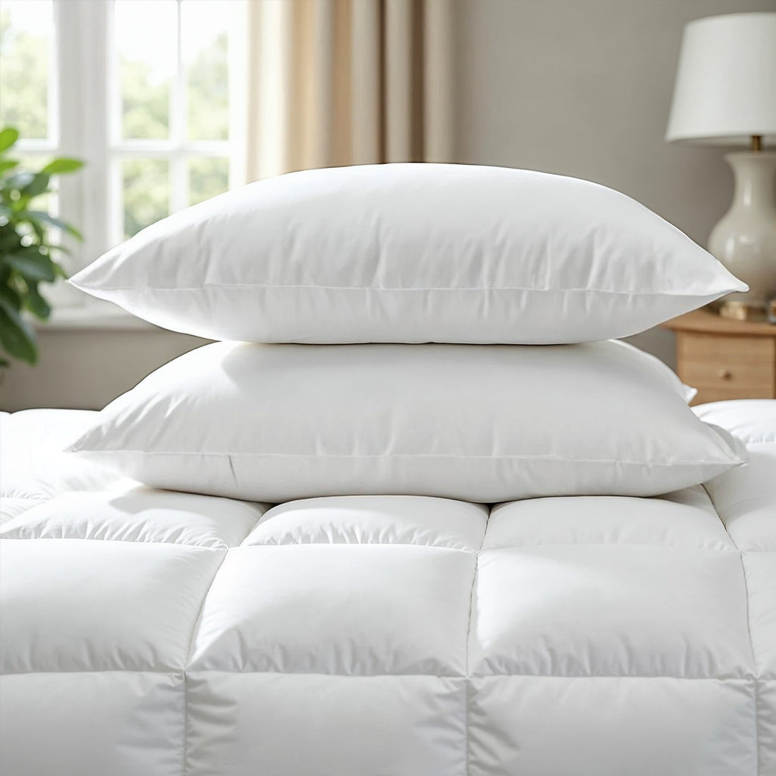Royal Comfort 500GSM Duck Feather Down Quilt and Pillows 2 Pack Combo