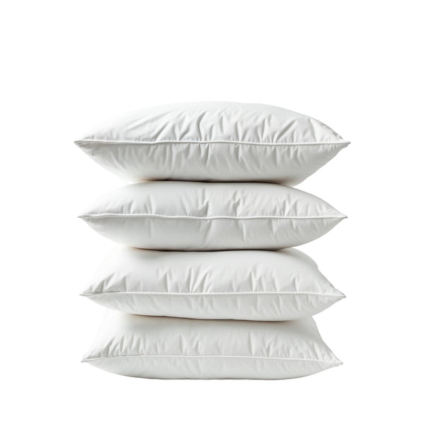 Royal Comfort 1000GSM Goose Feather Down Pillows Hotel Quality 4 Pack