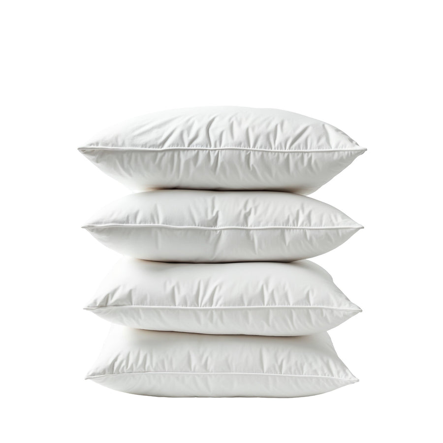 Royal Comfort 1000GSM Goose Feather Down Pillows Hotel Quality 4 Pack