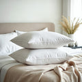 Royal Comfort 1000GSM Duck Feather Down Pillow Hotel Quality 4 Pack