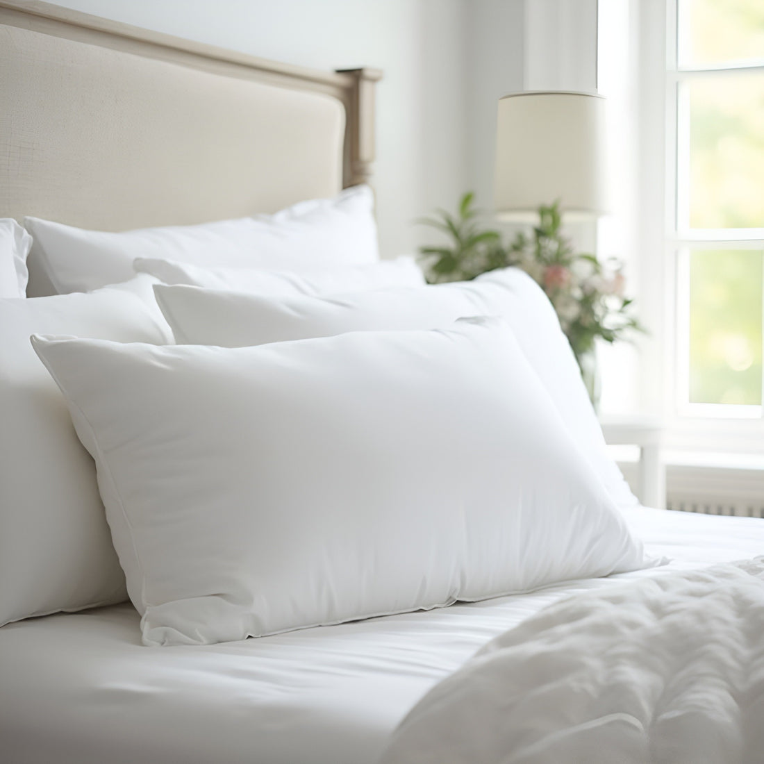 Royal Comfort 500GSM Goose Feather Down Quilt and Goose Pillows 2 Pack Combo
