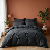 Royal Comfort 1000TC Bamboo Cotton Sheet and Quilt Cover Complete Set