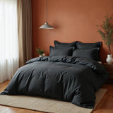 Royal Comfort 1000TC Bamboo Cotton Sheet and Quilt Cover Complete Set