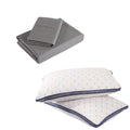 Royal Comfort 1200TC Sheet Set and 2 Air Mesh Pillows Bedding Bundle