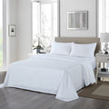 Royal Comfort 1200TC Sheet Set and 2 Air Mesh Pillows Bedding Bundle