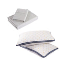 Royal Comfort 1200TC Sheet Set and 2 Air Mesh Pillows Bedding Bundle
