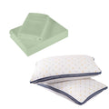 Royal Comfort 1200TC Sheet Set and 2 Air Mesh Pillows Bedding Bundle