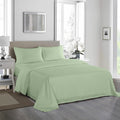 Royal Comfort 1200TC Sheet Set and 2 Air Mesh Pillows Bedding Bundle