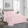 Royal Comfort 1200TC Sheet Set and 2 Air Mesh Pillows Bedding Bundle