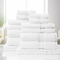 Royal Comfort Towel Set 16 Piece 100% Cotton Zero Twist Luxury Plush