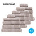Royal Comfort 450GSM Cotton Bamboo Towel Bundle Set Luxuriously Absorbent