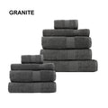 Royal Comfort 450GSM Cotton Bamboo Towel Bundle Set Luxuriously Absorbent