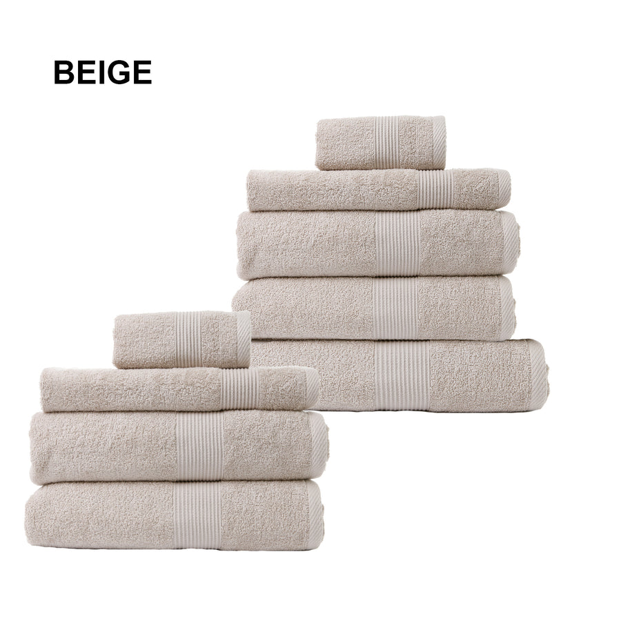 Royal Comfort 450GSM Cotton Bamboo Towel Bundle Set Luxuriously Absorbent