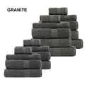 Royal Comfort 450GSM Cotton Bamboo Towel Bundle Set Luxuriously Absorbent