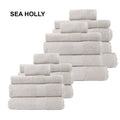 Royal Comfort 450GSM Cotton Bamboo Towel Bundle Set Luxuriously Absorbent