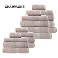 Royal Comfort 450GSM Cotton Bamboo Towel Bundle Set Luxuriously Absorbent